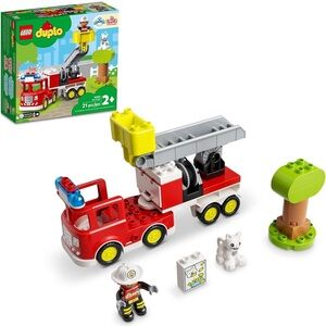 LEGO DUPLO Fire Engine Set - Red, Yellow, and Green 10969